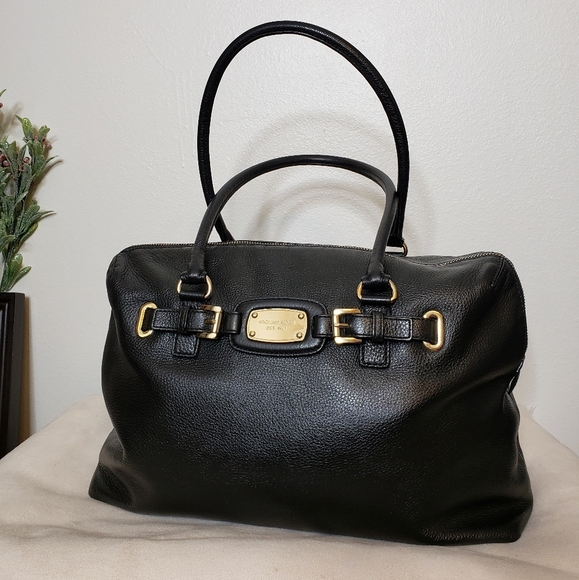 Michael Kors Elegant Pebbled Leather Weekender Traveler Tote Bag TSA Carry On - Picture 15 of 16